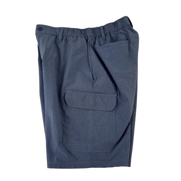 Roundtree & Yorke Performance Blue Cargo Shorts Mens 28 Stretch Waist - Picture 4 of 5